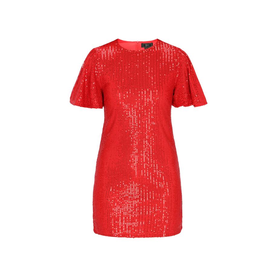 Faina faina Cocktailjurk rood -