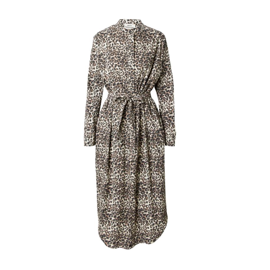 MADS NORGAARD COPENHAGEN MADS NORGAARD COPENHAGEN Blousejurk lichtbeige / bruin / zwart -
