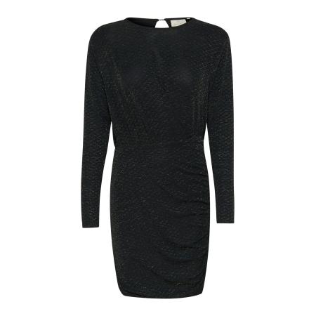 Kaffe Kaffe Jurk KA Ellie zwart / zilver