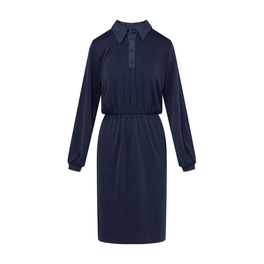 Quiosque Quiosque Jurk nachtblauw -