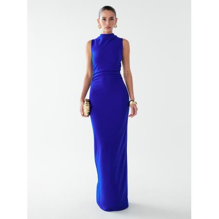 BWLDR BWLDR Avondjurk Lana kobaltblauw