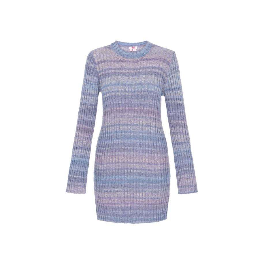 MYMO MYMO Gebreide jurk blauw / lila -