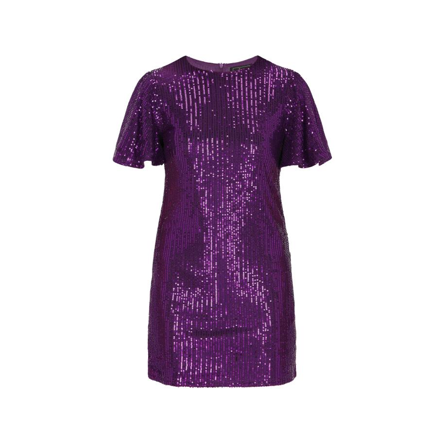 Faina faina Cocktailjurk purper -