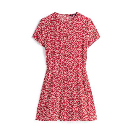 Tommy Jeans Tommy Jeans Jurk pastelblauw / rood / wit