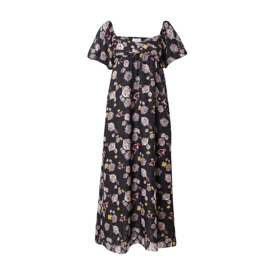 Hofmann Copenhagen Hofmann Copenhagen Jurk Michella lichtblauw / geel / rosé / zwart -