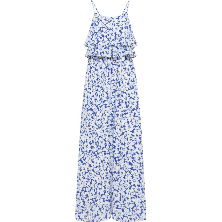 Faina faina Jurk blauw / wit -