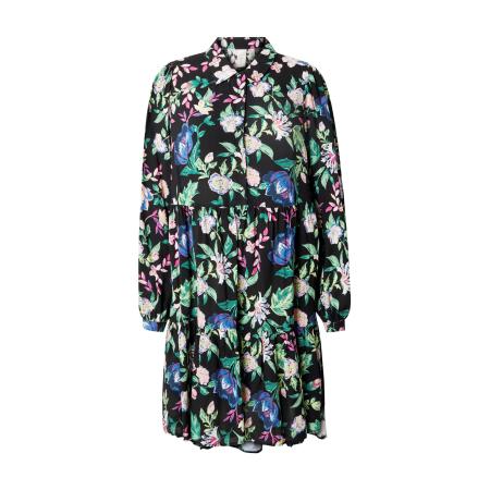 YAS YAS Blousejurk YASALIRA crème / blauw / smaragd / zwart