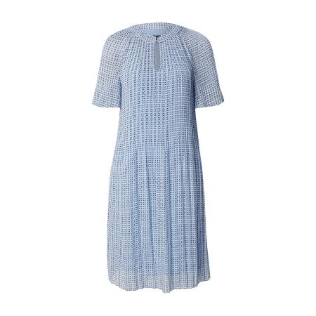 Comma COMMA Jurk blauw / donkerblauw / wit