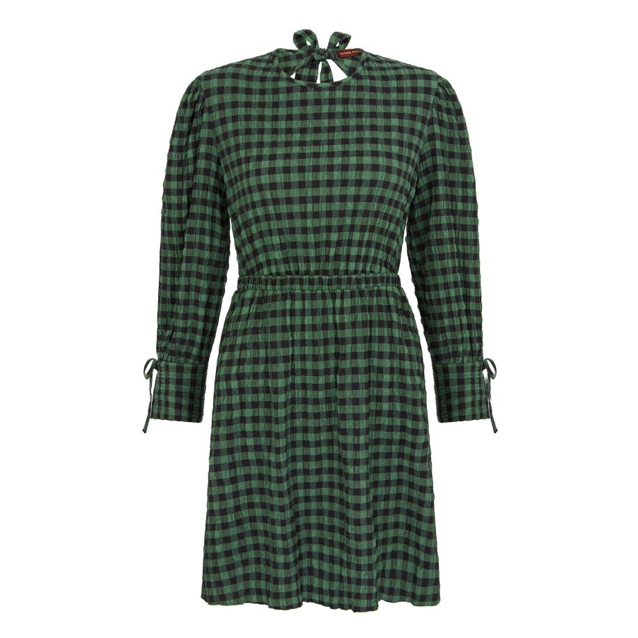 Aligne Aligne Jurk Everdeen groen / zwart -