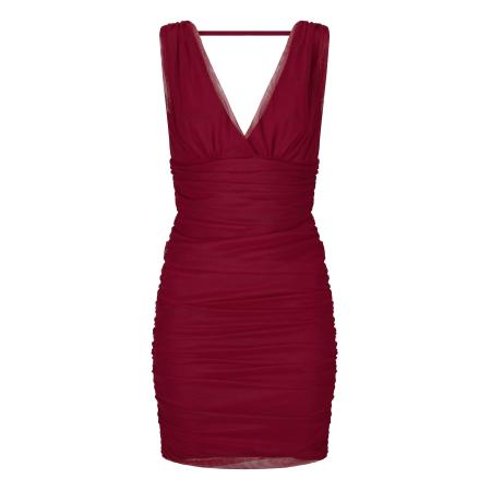 Nicowa Nicowa Jurk donkerrood