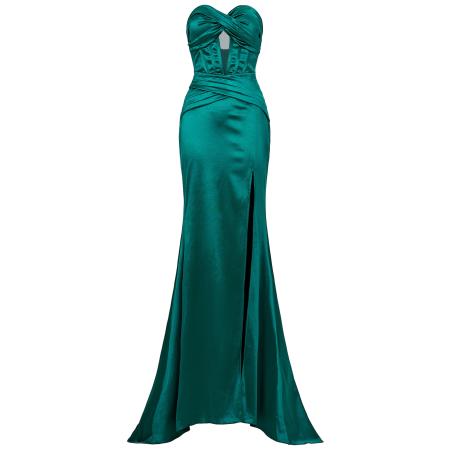 Moda Minx Moda Minx Avondjurk Daisy smaragd