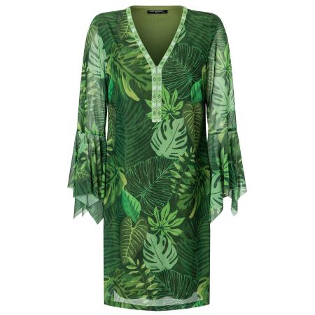 Ana Alcazar Jurk Zieny jade groen / lichtgroen / donkergroen