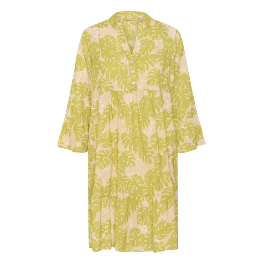 Culture CULTURE Jurk Debora nude / geel -