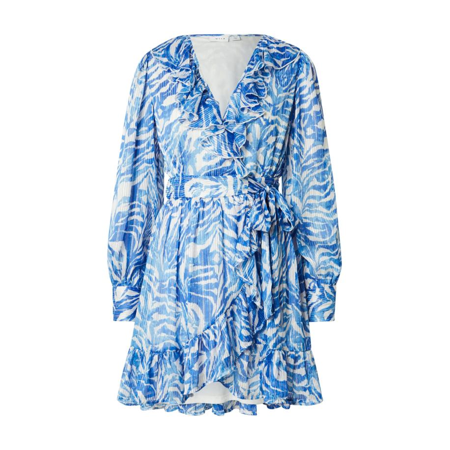 Vila VILA Jurk VILYNGBA royal blue/koningsblauw / lichtblauw / wit -