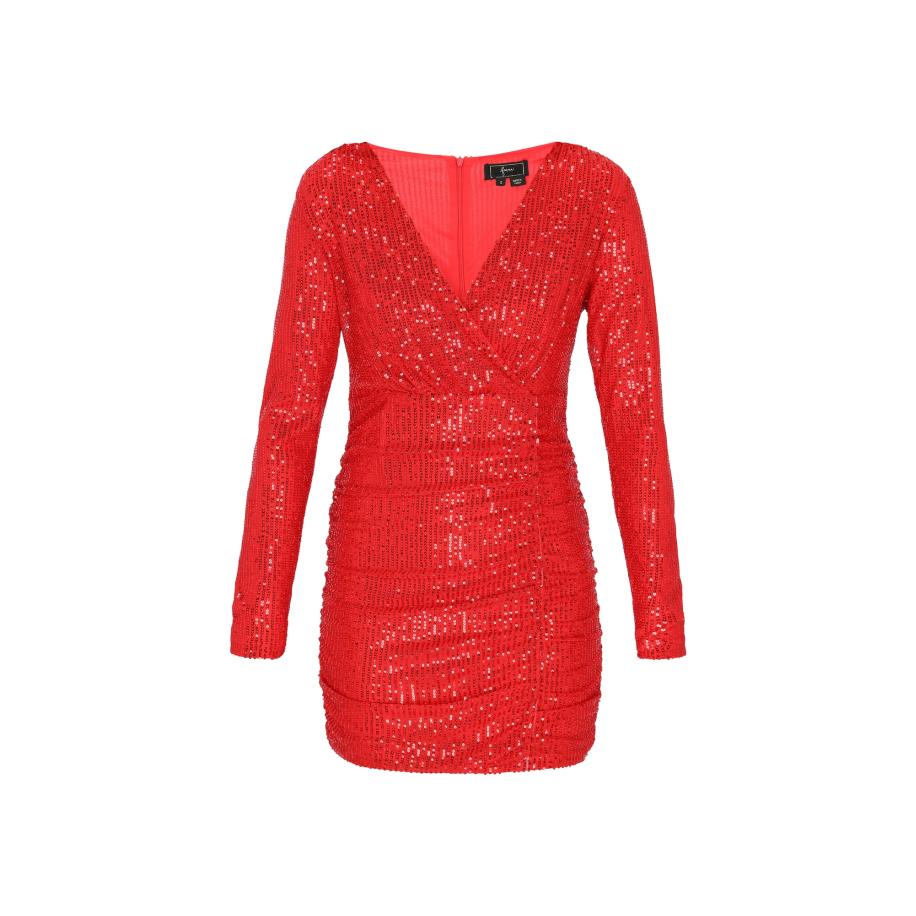 Faina faina Cocktailjurk rood -