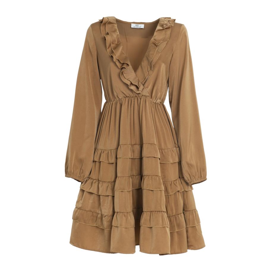 Influencer Influencer Jurk Valance karamel -