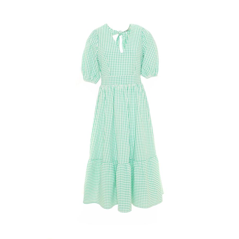 Big Star BIG STAR Jurk Tiko turquoise / wit -