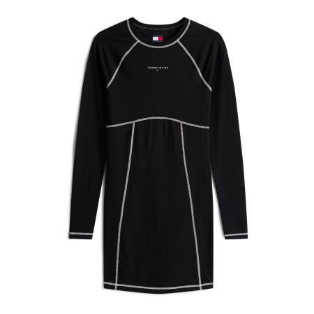 Tommy Jeans Tommy Jeans Jurk zwart / wit