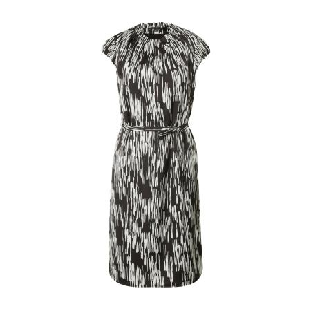 COMMA Jurk zwart / wit