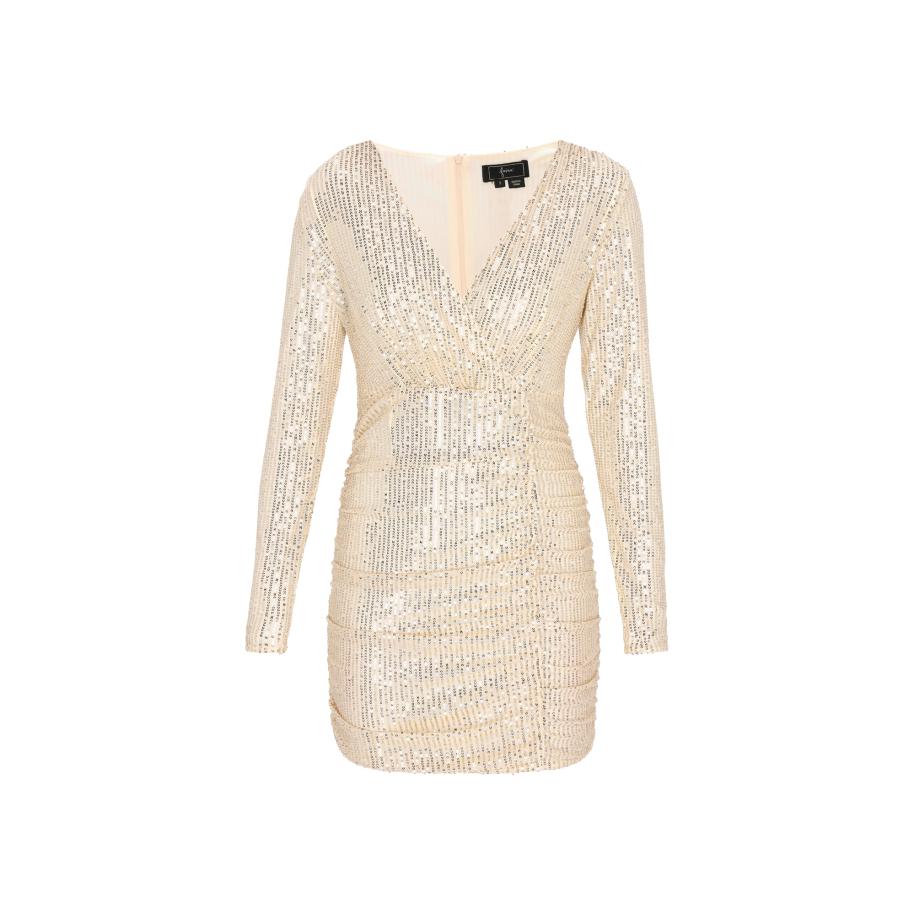 Faina faina Cocktailjurk goud -