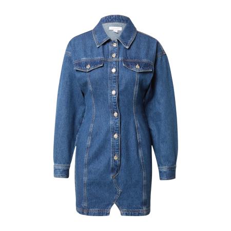 TOPSHOP Blousejurk blauw denim