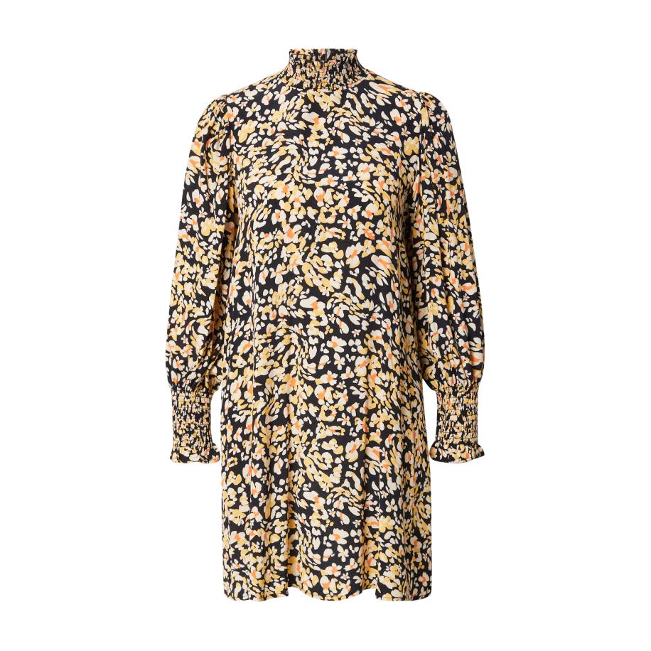 Oasis Oasis Jurk crème / geel / perzik / zwart -