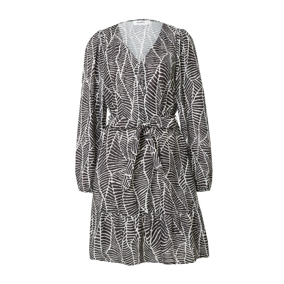 Moves Moves Jurk zwart / wit -