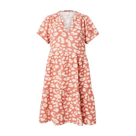 QS QS Zomerjurk lichtbeige / koraal