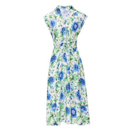 Salsa Salsa Jeans Blousejurk blauw / groen / wit