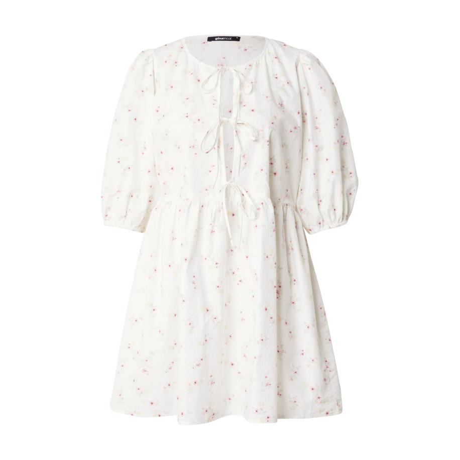 Gina Tricot Gina Tricot Jurk geel / pastelgroen / rood / wit -