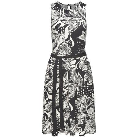 VIVANCE VIVANCE Jurk zwart / wit