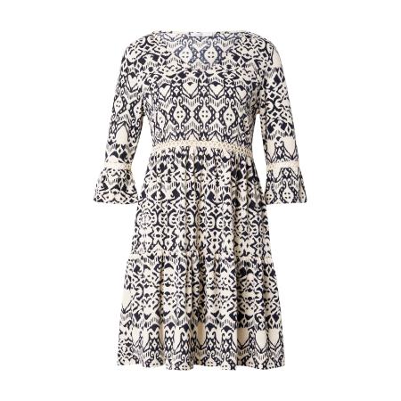 Hailys Hailys Jurk Pi44a lichtbeige / nachtblauw