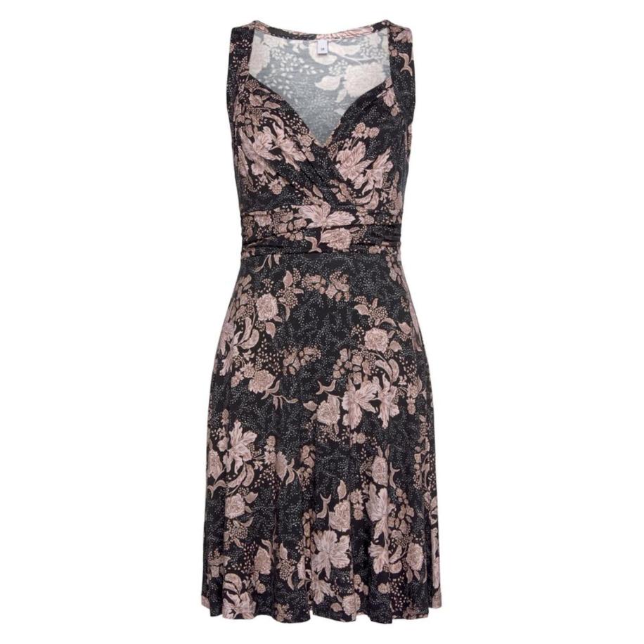 VIVANCE VIVANCE Zomerjurk nude / antraciet / zwart -