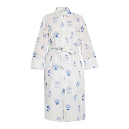 Usha Usha Blousejurk blauw / wit