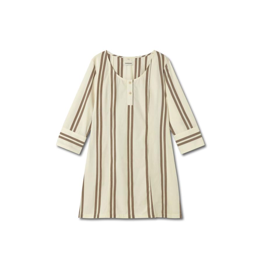 thinking mu Thinking MU Jurk MARIA ivoor / sand -