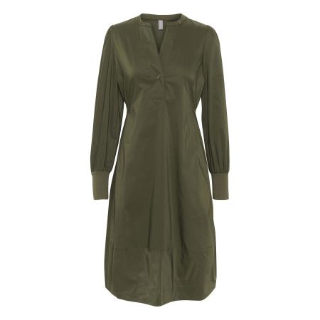 Culture CULTURE Jurk Antoinett olijfgroen