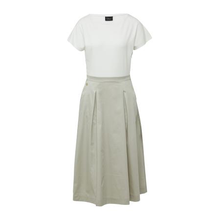 s.Oliver BLACK LABEL Jurk crème / olijfgroen