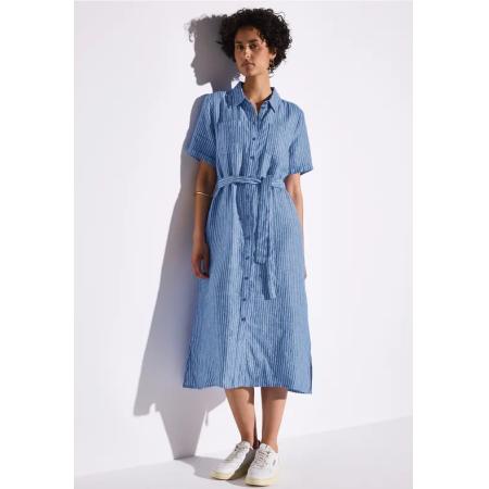 Street One Gestreepte linnen jurk