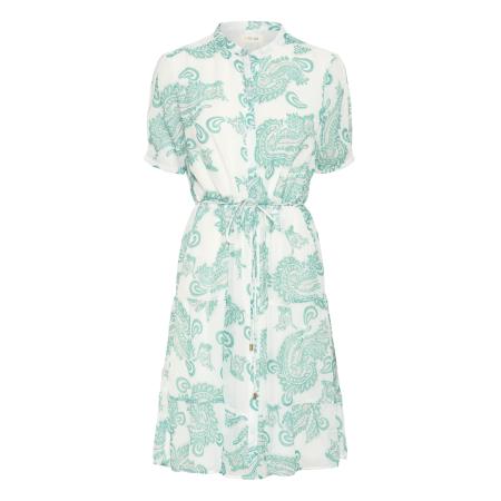 Cream Cream Blousejurk Samira lichtblauw / cappuccino / wit