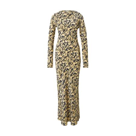 TOPSHOP Jurk pasteelgeel / zwart / offwhite