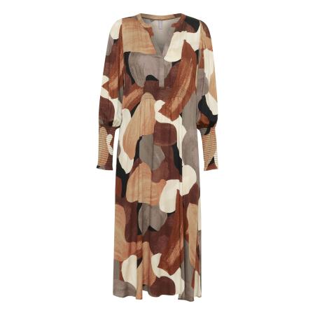 Culture CULTURE Jurk CUDana beige / bruin / lichtbruin / grijs