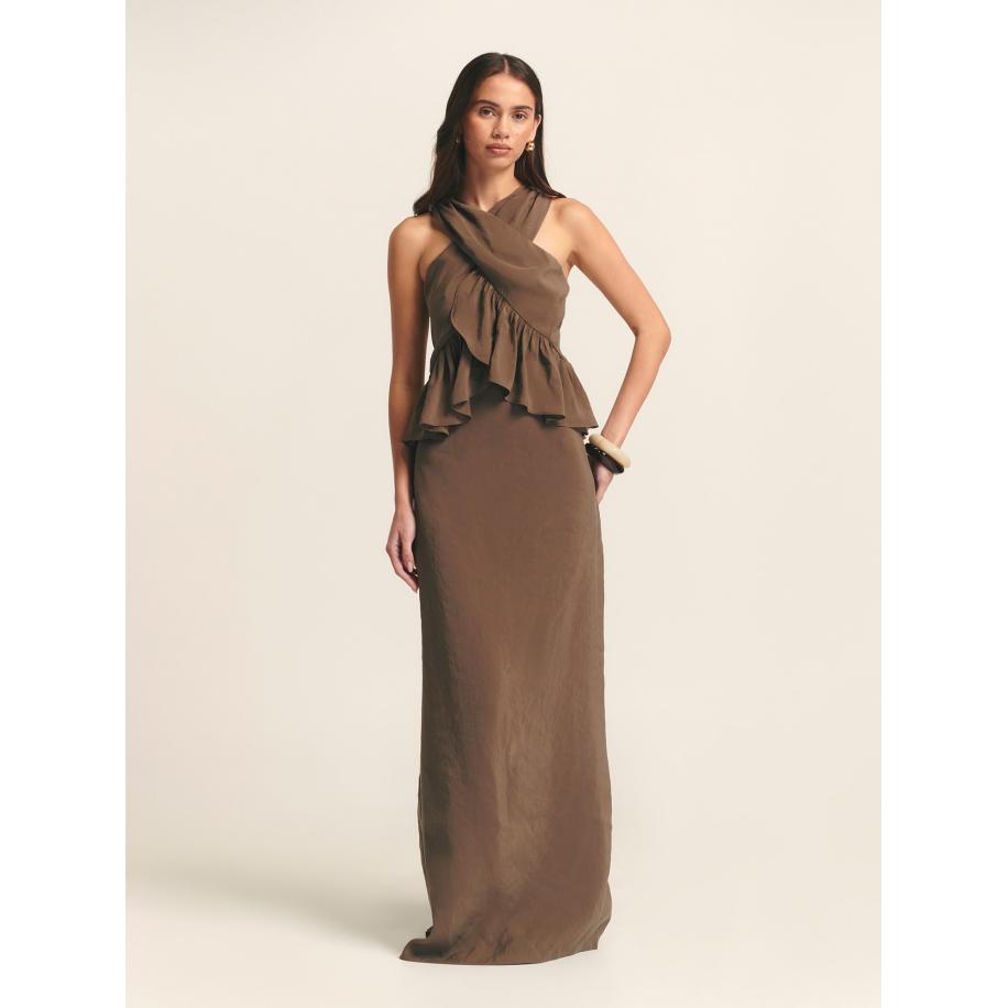 St MRLO St MRLO Avondjurk Aloe bruin -