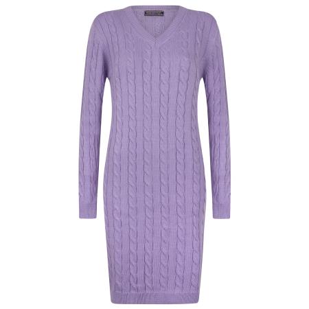 Felix Hardy Felix Hardy Gebreide jurk lila