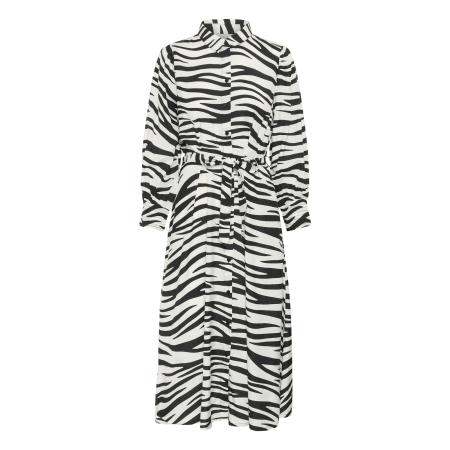 Kaffe Blousejurk Emine Olga zwart / wit