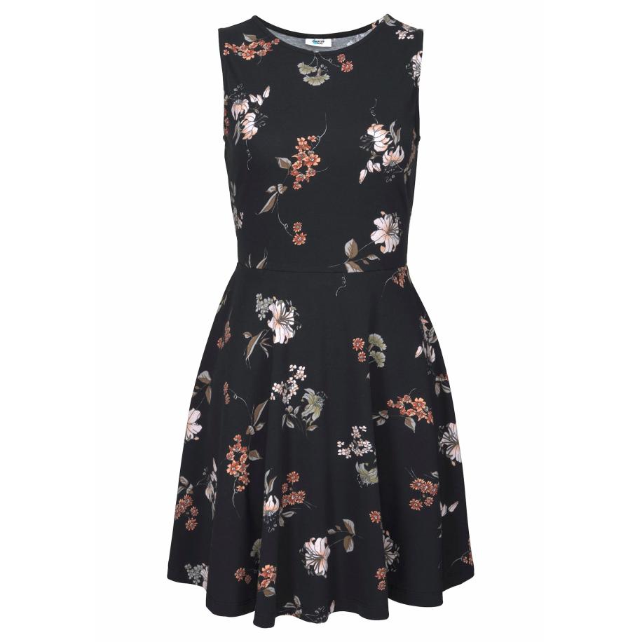 BEACH TIME BEACH TIME Zomerjurk olijfgroen / rosé / zwart / wit -