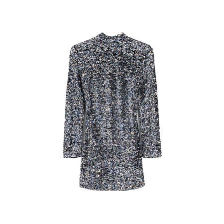 Bershka Bershka Cocktailjurk zwart / zilver