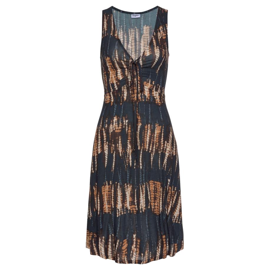 Buffalo BUFFALO Zomerjurk crème / blauw / marine / bruin -