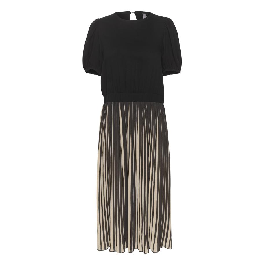 Culture CULTURE Jurk CU Carly crème / zwart -