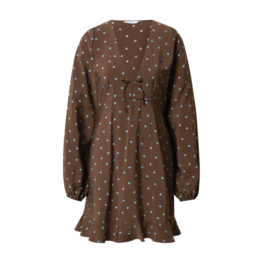 Envii Envii Jurk LEAGUE lichtblauw / chocoladebruin -