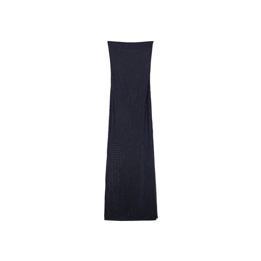 Bershka Bershka Jurk navy / zwart -
